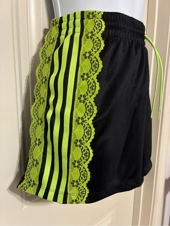 adidas Pants - Adidas Black Lace-Trim Shorts